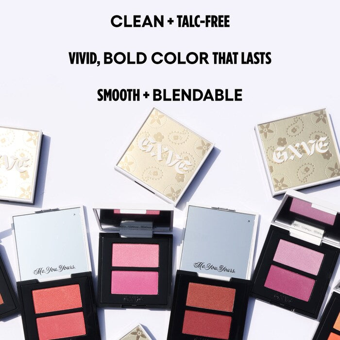 GXVE BY GWEN STEFANI, Feelin' Cheeky Clean Amplifying Talc-Free Blush Duo