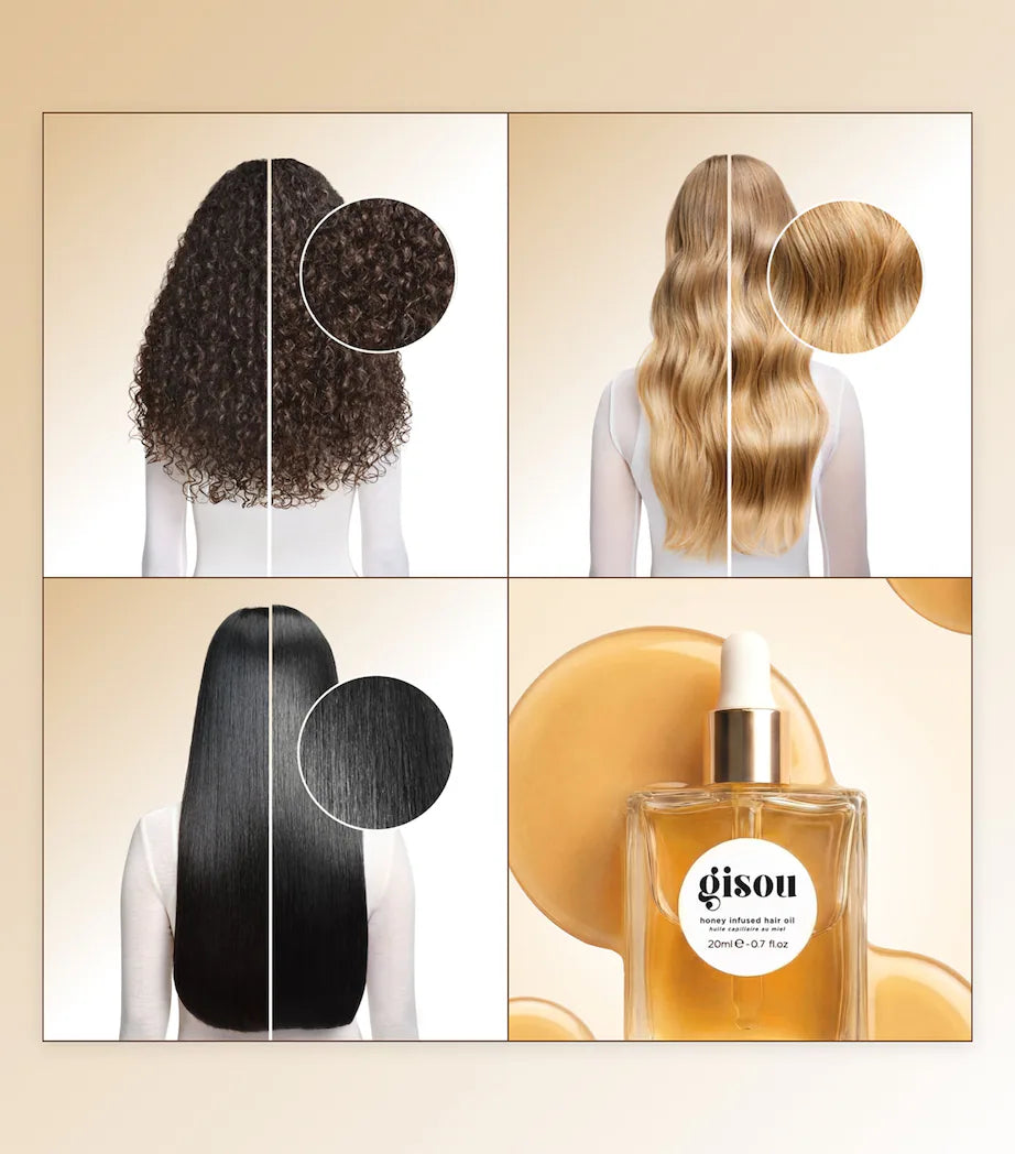 GISOU Honey Fluff Beauty Bundle