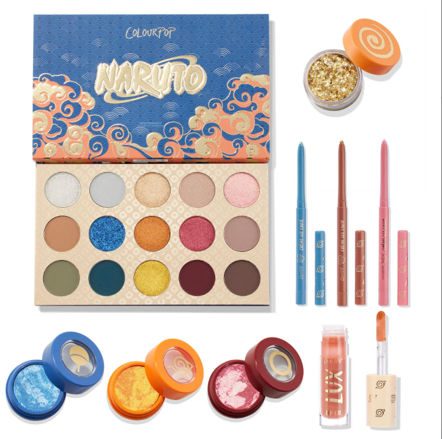 COLOURPOP, naruto x colourpop collection, full collection set