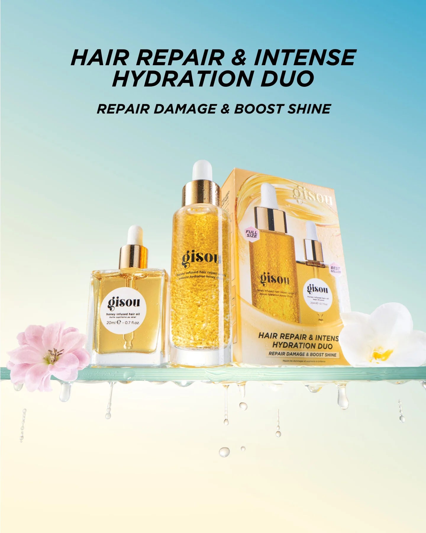 GISOU, Hair Repair & Intense Hydration Duo