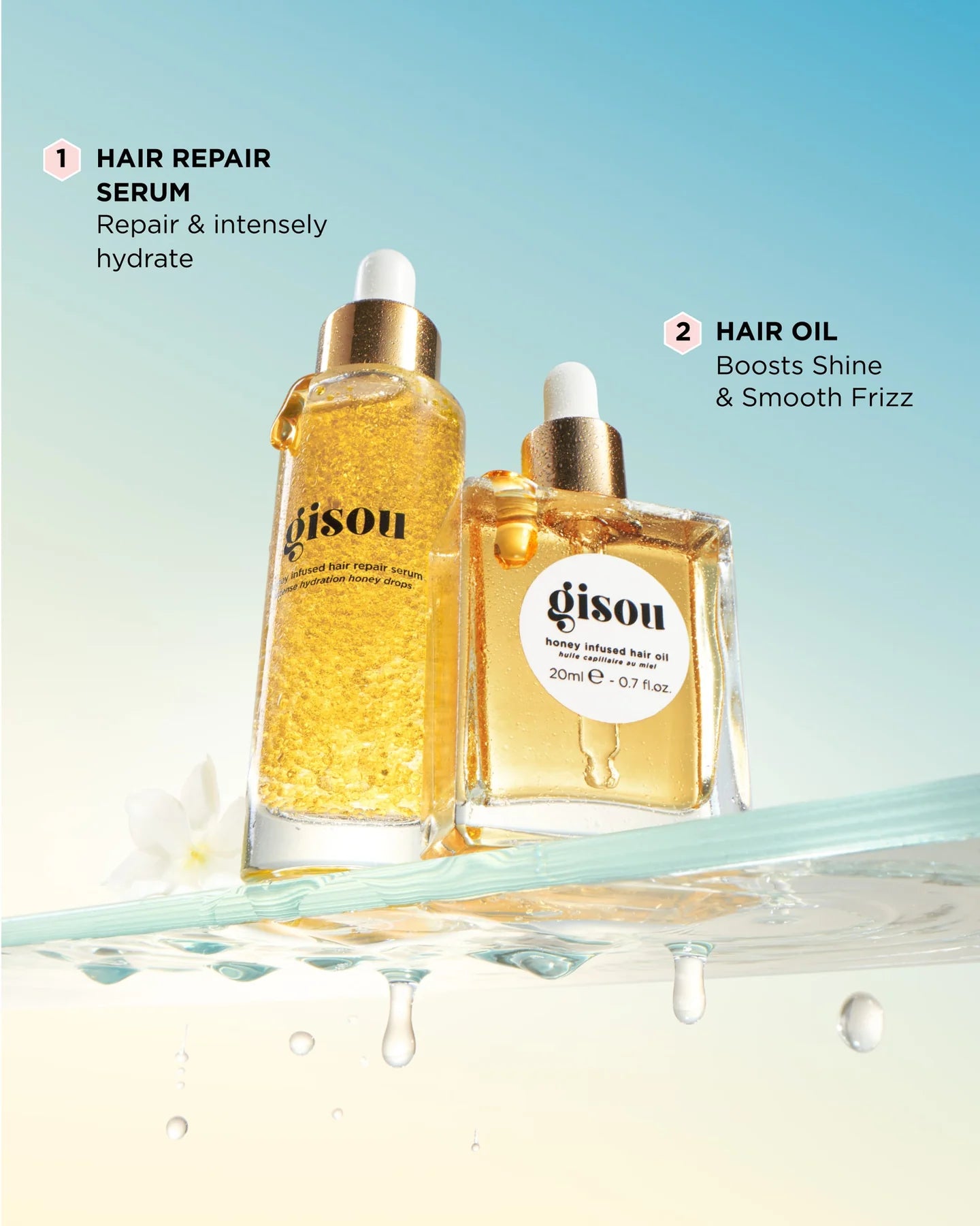 GISOU, Hair Repair & Intense Hydration Duo