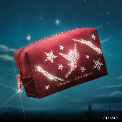 CHARLOTTE TILBURY, NEW! BEAUTY WISHES MAKEUP BAG, DISNEY100 EDITION MAKEUP BAG