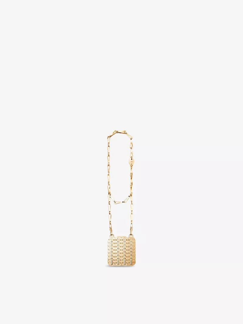 RABANNE Minaudiere 1969 Limited-Edition Metal Make-Up Clutch with Luminizer