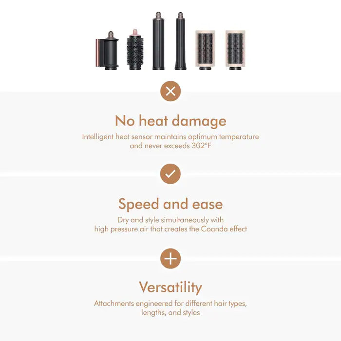Dyson Limited Edition Airwrap Multi Styler in Pink and Rose Gold