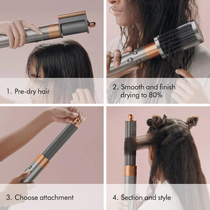 Dyson Limited Edition Airwrap Multi Styler in Pink and Rose Gold