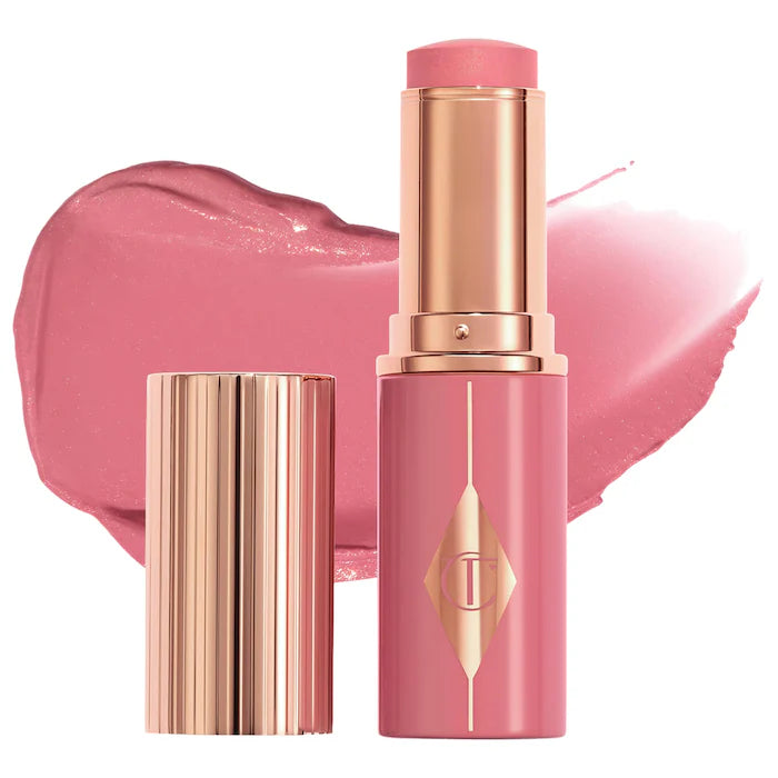 Charlotte Tilbury, Unreal Lip + Cheek Glow Blush Stick with Hyaluronic Acid