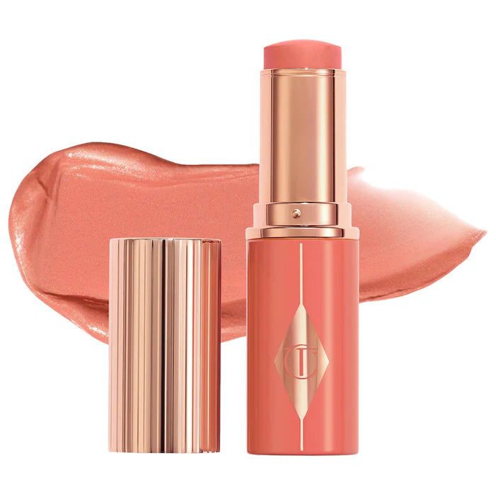 Charlotte Tilbury, Unreal Lip + Cheek Glow Blush Stick with Hyaluronic Acid