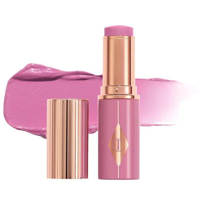 Charlotte Tilbury, Unreal Lip + Cheek Glow Blush Stick with Hyaluronic Acid