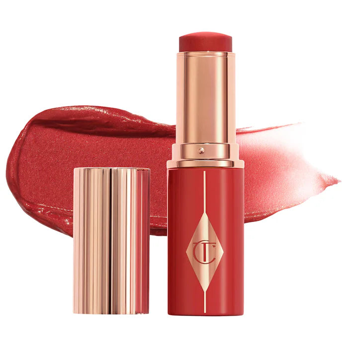 Charlotte Tilbury, Unreal Lip + Cheek Glow Blush Stick with Hyaluronic Acid
