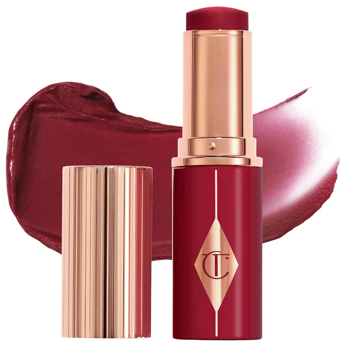 Charlotte Tilbury, Unreal Lip + Cheek Glow Blush Stick with Hyaluronic Acid