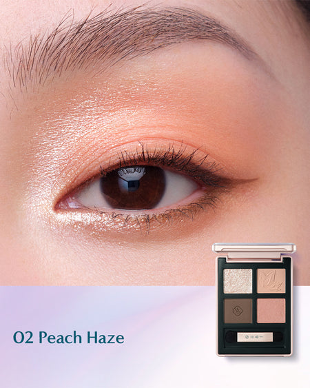 FLORASIS, BUTTERFLY GLITTER QUAD EYESHADOW PALETTE