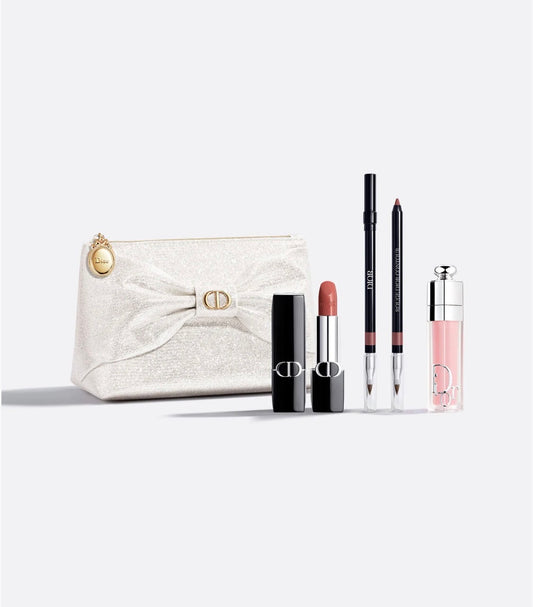 DIOR, Couture Lip Essentials Plumping gloss, lipstick and lip liner