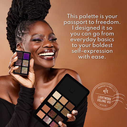 Danessa Myricks Beauty LIGHTWORK VIII Freedom Makeup Palette: Magnetic, Customizable, Stackable Palette for Eyes & Face