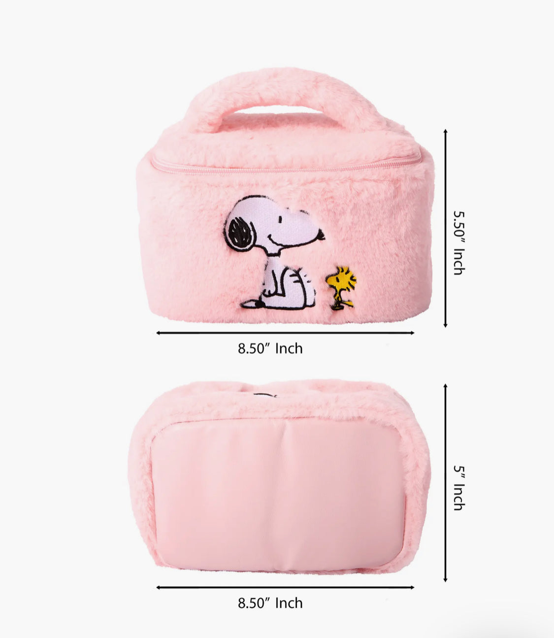 Snoopy Fluffy Cosmetic Bag for Travel PEANUTS