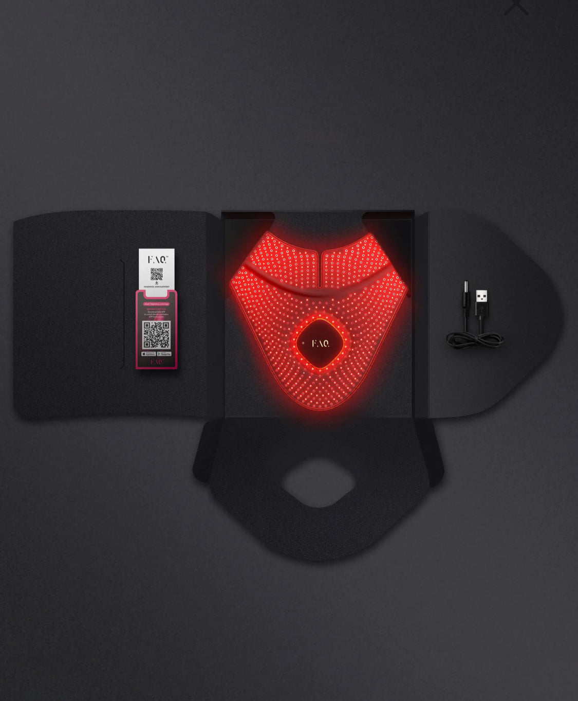 FOREO, FAQ 211 Silicone LED + Near-Infrared Neck & Décolleté Mask