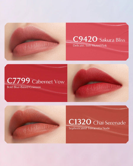 FLORASIS, BLOOMING ROUGE SOFT MATTE LOVE LOCK LIPSTICK
