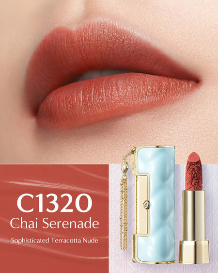 FLORASIS, BLOOMING ROUGE SOFT MATTE LOVE LOCK LIPSTICK