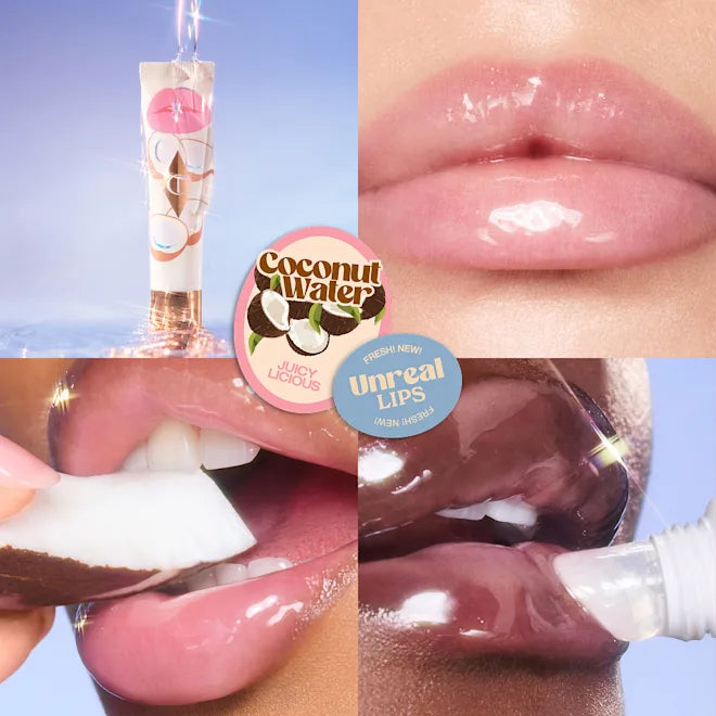 CHARLOTTE TILBURY, UNREAL LIPS HEALTHY GLOW NECTAR OIL JUICYLICIOUS COCONUT WATER