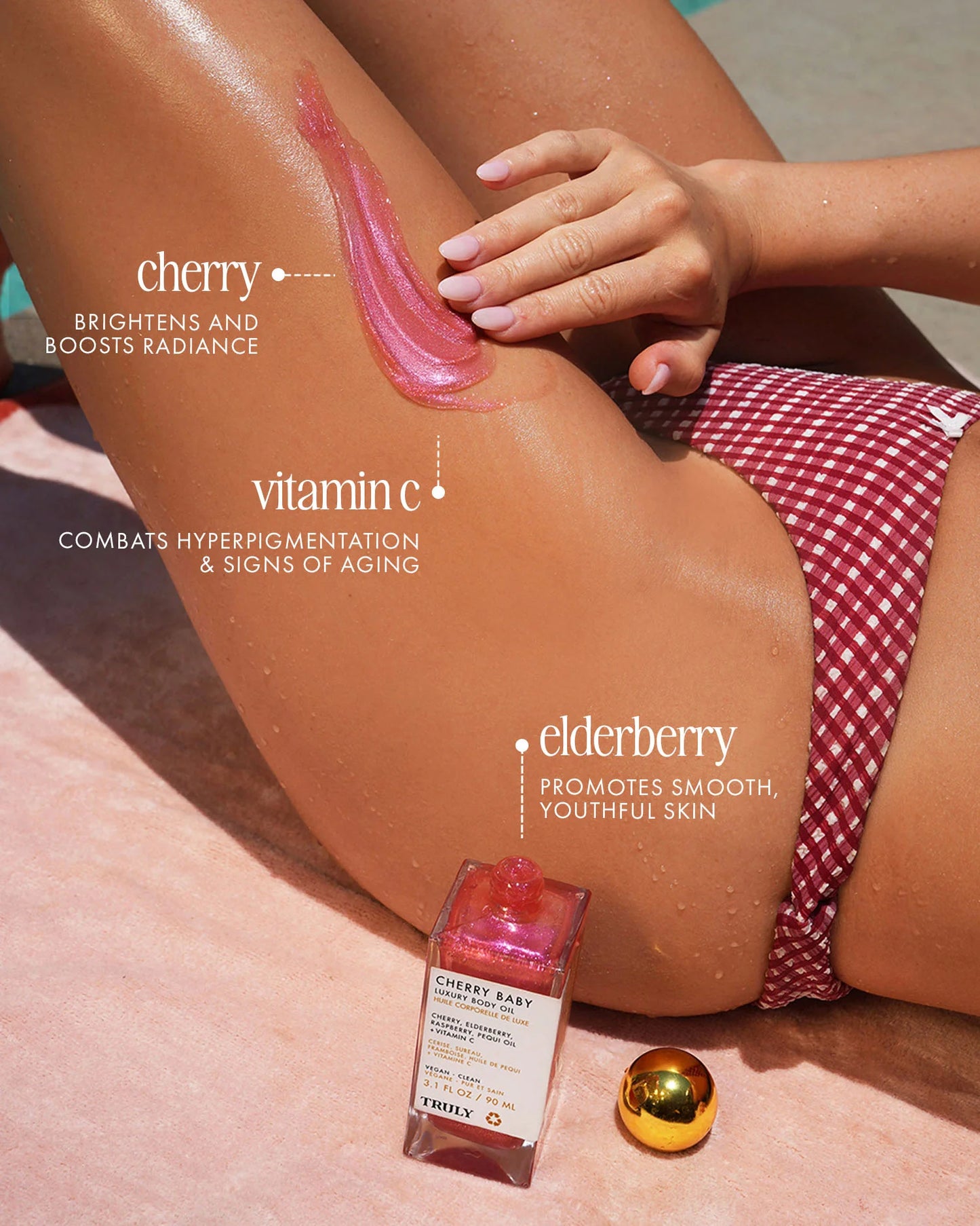 TRULY BEAUTY, Cherry Baby Luxury Body Oil