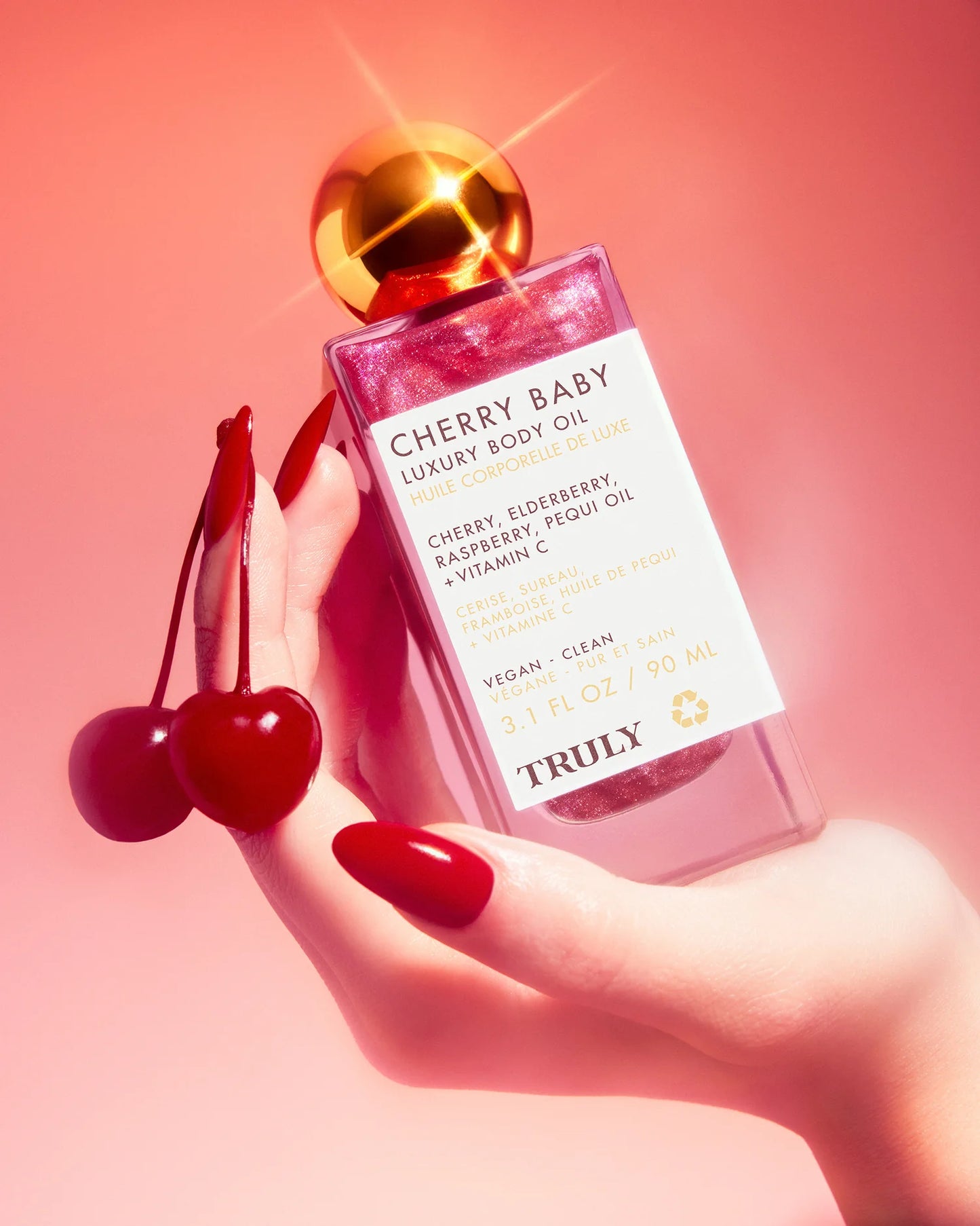 TRULY BEAUTY, Cherry Baby Luxury Body Oil