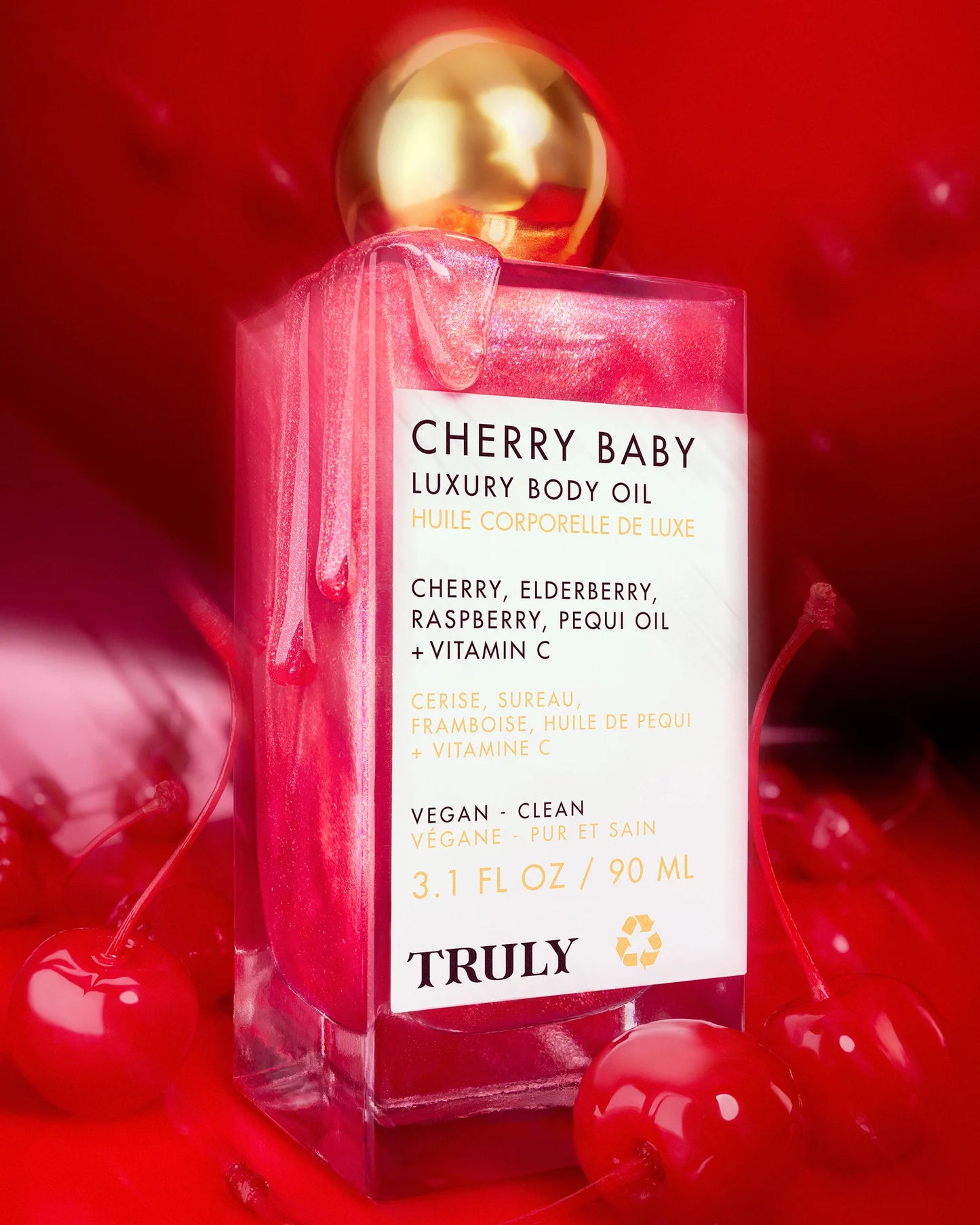 TRULY BEAUTY, Cherry Baby Luxury Body Oil