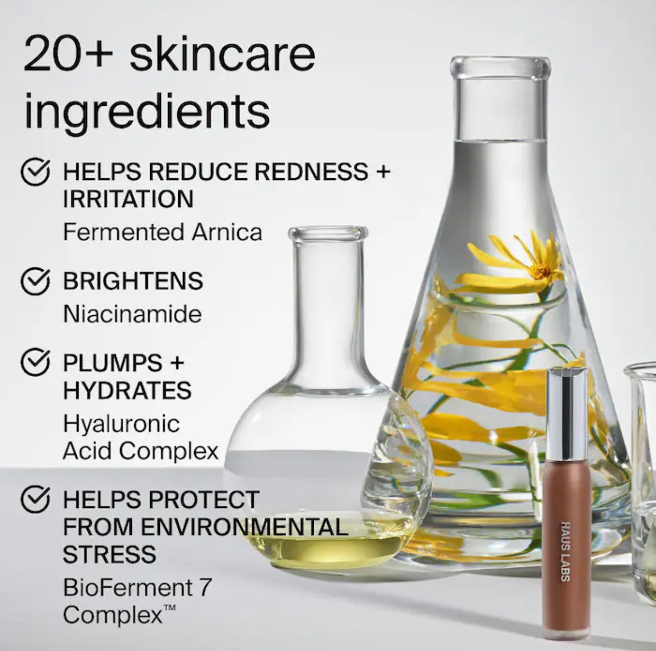 Haus Labs by Lady Gaga, Triclone Skin Tech Hydrating + De-puffing Concealer with Fermented Arnica