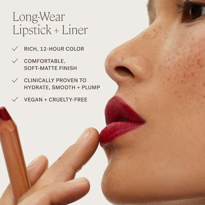 ILIA Lip Sketch Hydrating Lipstick + Lip Liner Crayon