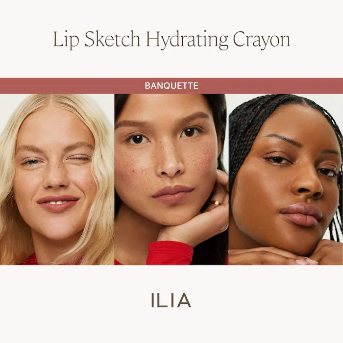 ILIA Lip Sketch Hydrating Lipstick + Lip Liner Crayon