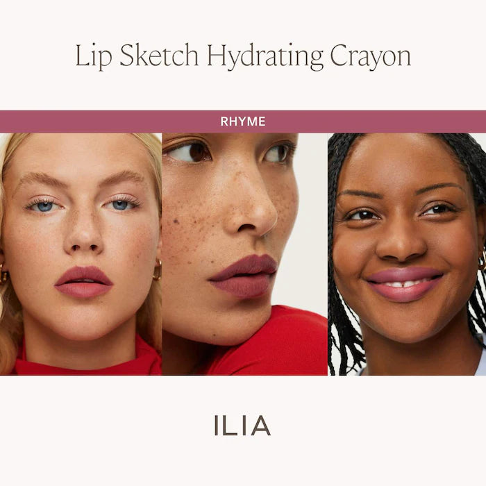 ILIA Lip Sketch Hydrating Lipstick + Lip Liner Crayon