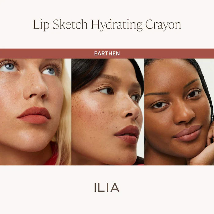 ILIA Lip Sketch Hydrating Lipstick + Lip Liner Crayon