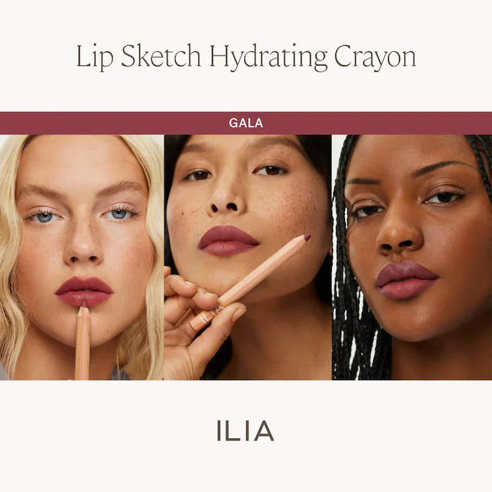 ILIA Lip Sketch Hydrating Lipstick + Lip Liner Crayon