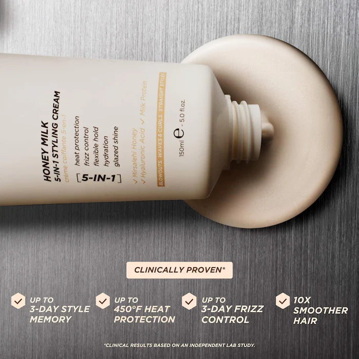 Gisou, Honey Milk 5-in-1 Styling Cream