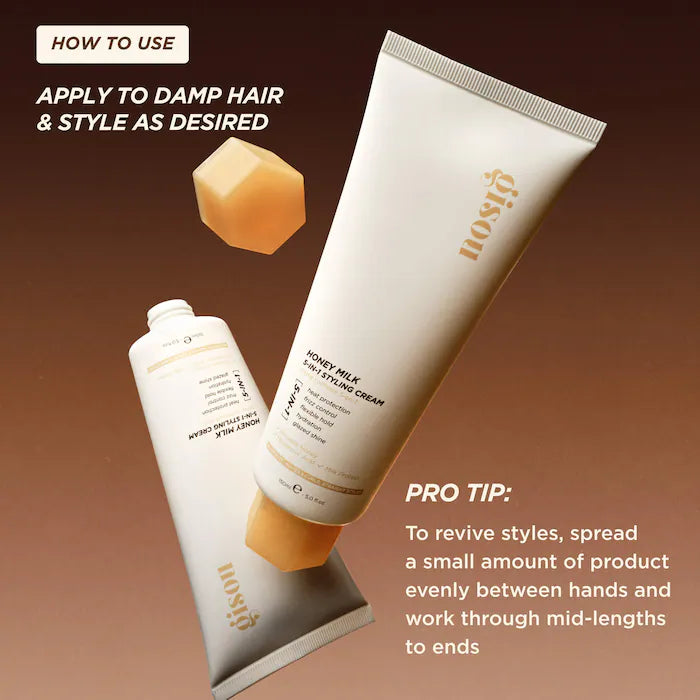 Gisou, Honey Milk 5-in-1 Styling Cream