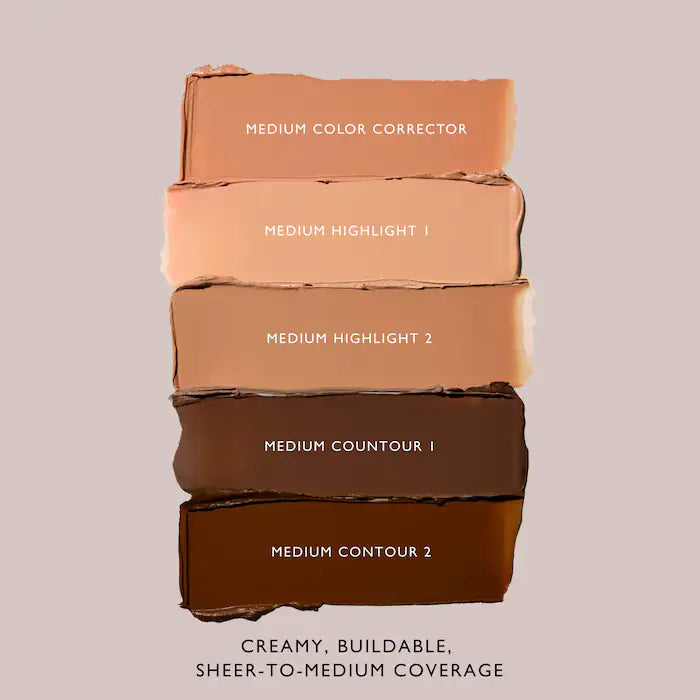 m.ph by Mary Phillips, Underpainting Face Highlight & Contour Palette