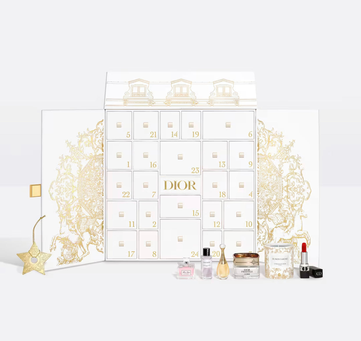 DIOR, El tradicional calendario de adviento de la casa Dior LE MONTAGNE