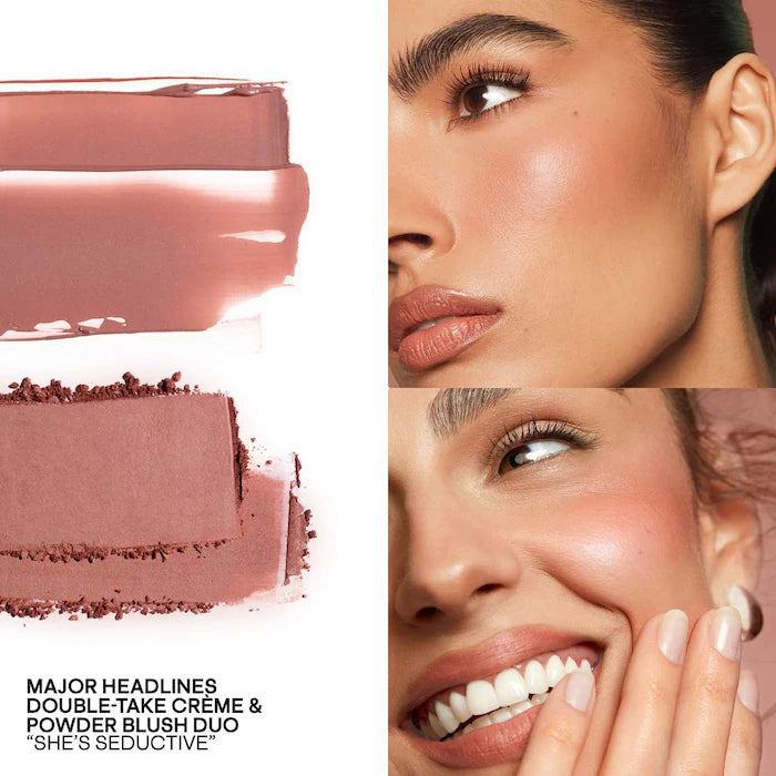 PATRICK TA, MAJOR BEAUTY HEADLINES DOUBLE TAKE CREME & POWDER BLUSH
