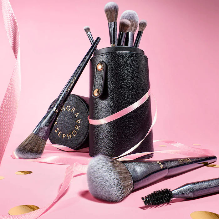 SEPHORA COLLECTION 8-Piece Pro Face and Eye Brush Set