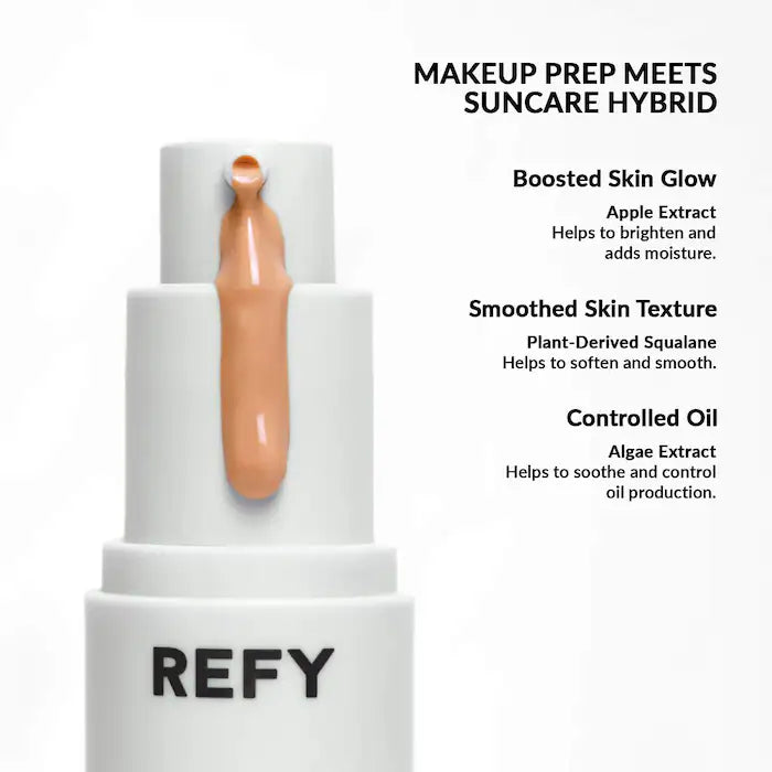 REFY Skin Trio Mineral SPF 50 Moisturizer and Brightening Serum with Squalane