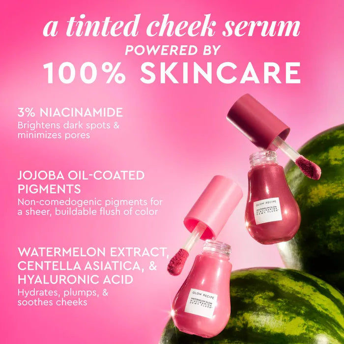 Glow Recipe, Watermelon Glow Niacinamide Dewy Flush - Brightening Serum Blush