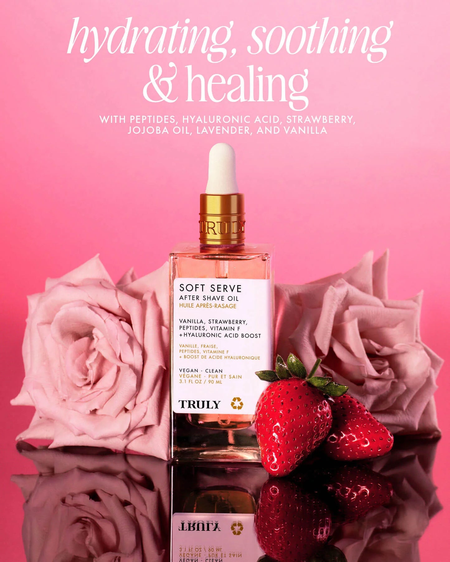 TRULY BEAUTY, Soft Serve After Shave Oil Healing After Shave Treatment