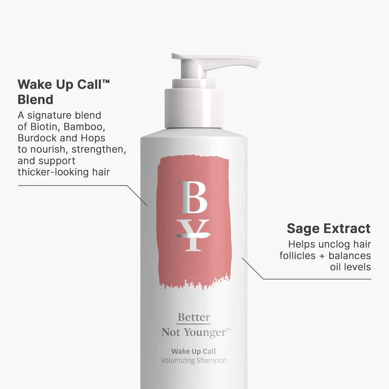 BETTER NOT YOUNGER, Wake Up Call Volumizing Shampoo