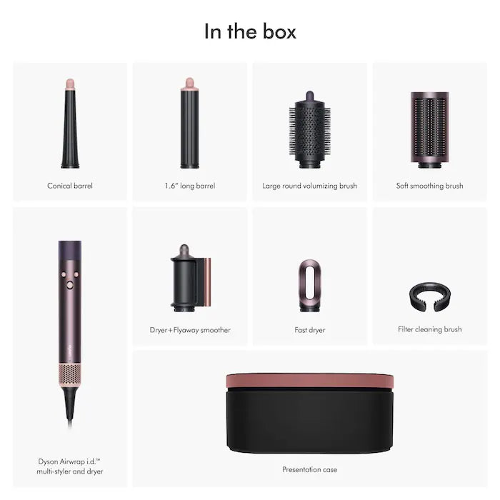 Dyson Limited Edition Airwrap ID Multi-styler for Straight to Wavy Hair in Jasper Plum