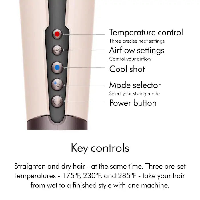 Dyson Limited Edition Airstrait Wet-to-Dry Straightener in Jasper Plum