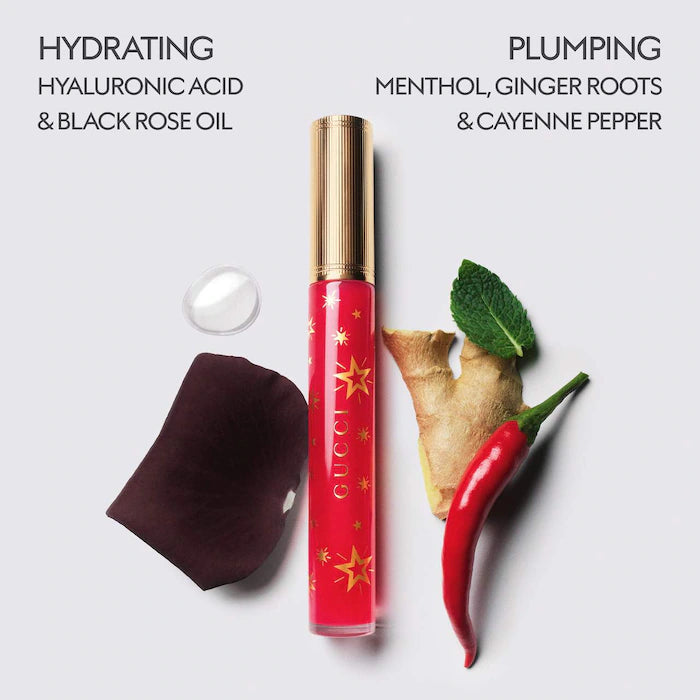 Gucci, Gloss à Lévres Hydrating Plumping Lip Gloss