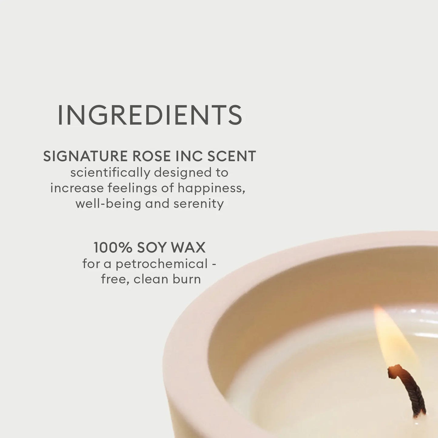 ROSE INC., UPLIFTING BALANCING SIGNATURE CANDLE