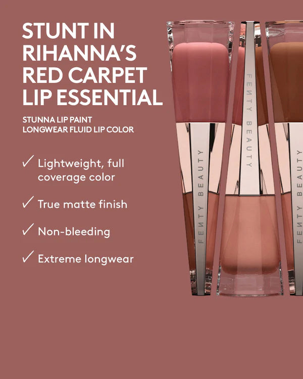 FENTY BEAUTY, CHERRY MOUTH 3-PIECE LIP SET + POUCH