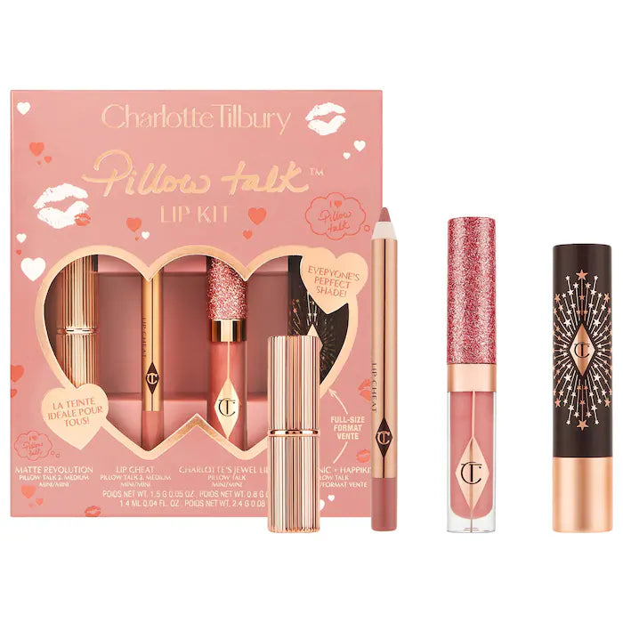 Charlotte Tilbury, Pillow Talk Lip Wardrobe Set – Beauty Lover´s