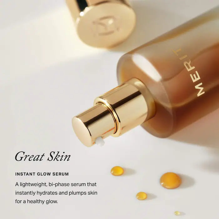 MERIT, Great Skin Instant Glow Serum with Niacinamide and Hyaluronic Acid