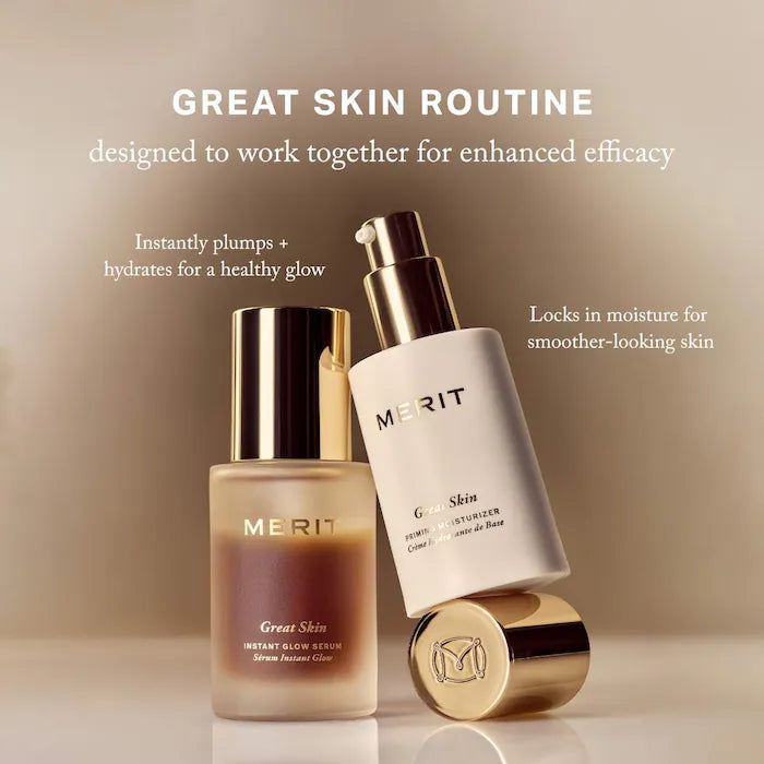 MERIT, Great Skin Instant Glow Serum with Niacinamide and Hyaluronic Acid
