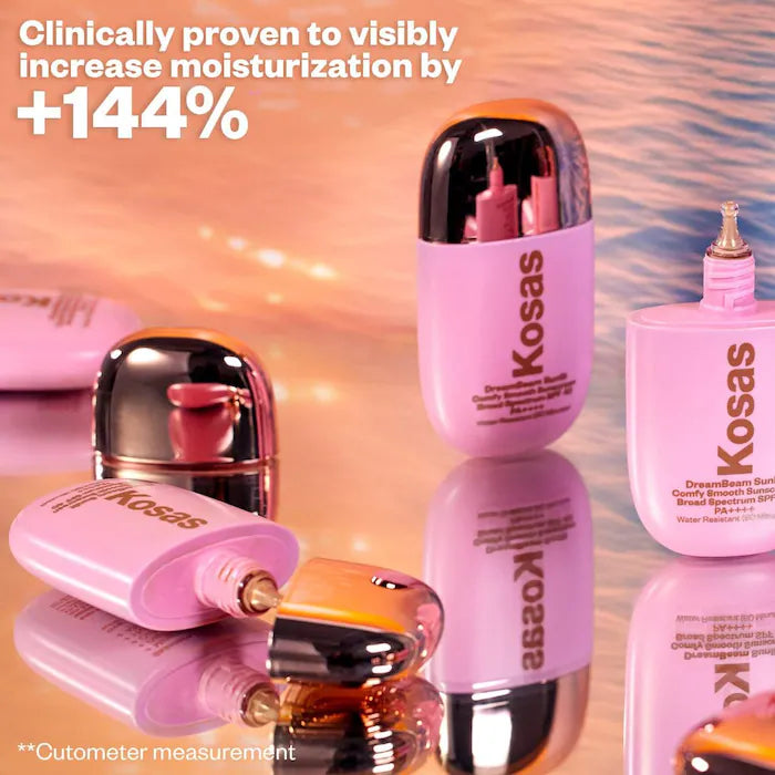 Kosas, DreamBeam Silicone-Free Mineral Sunscreen SPF 40 with Ceramides and Peptides